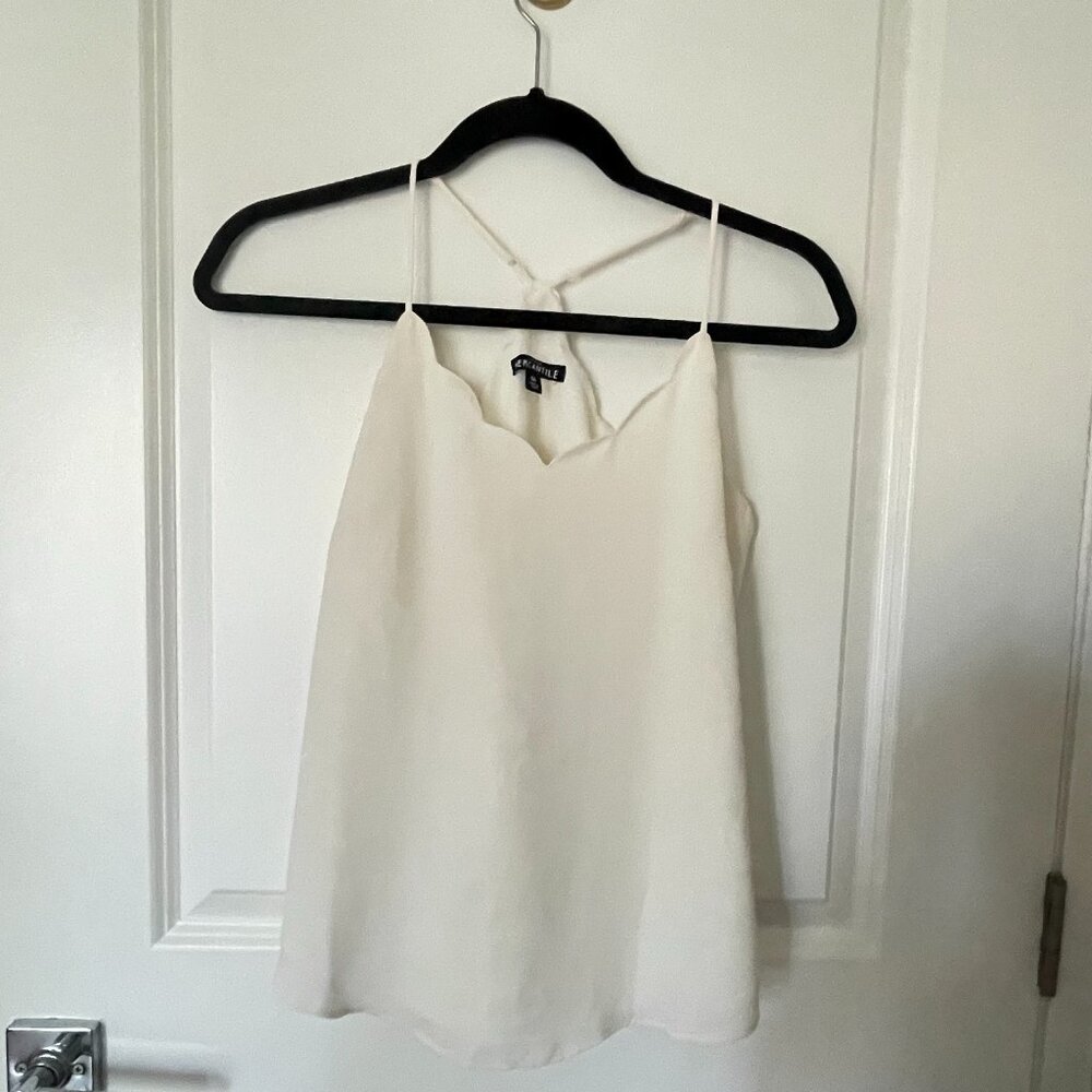 J.crew Mercantile Scallop Sweetheart Neckline Camisole Tank - Size 00